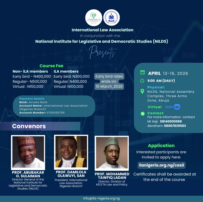 Certificate of Advanced Studies in International Trade Law / AfCFTA Law and Policy