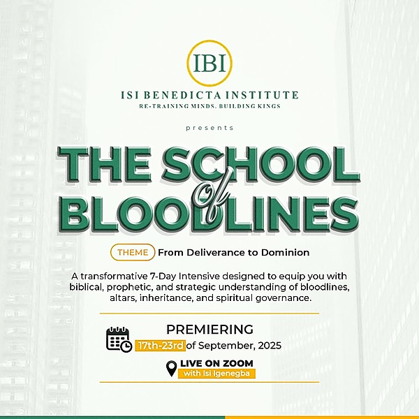 SCHOOL OF BLOODLINE 1.0: FROM DELIVERANCE TO DOMINION (REPLAY)