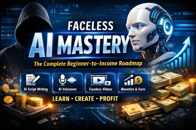 Faceless AI Mastery: The Complete Beginner-to-Income Roadmap