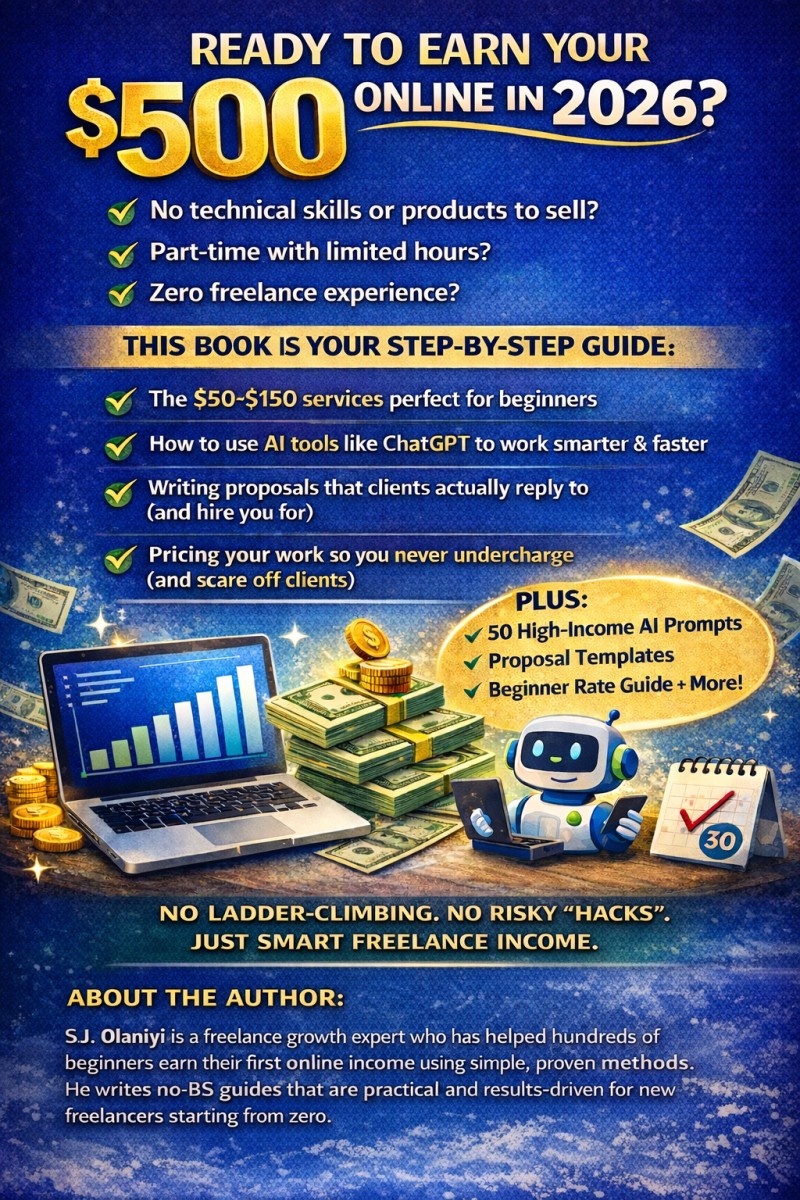 Make Your First $500 Online in 2026 Using Canva, ChatGPT & Upwork