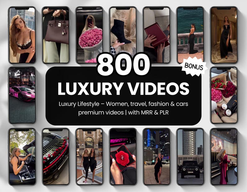 800+ Luxury Rich Lifestyle Videos Reels, Cars, Yacht, Plane