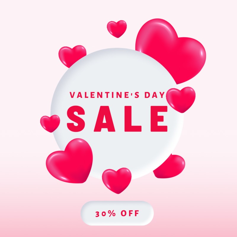 Valentine sales