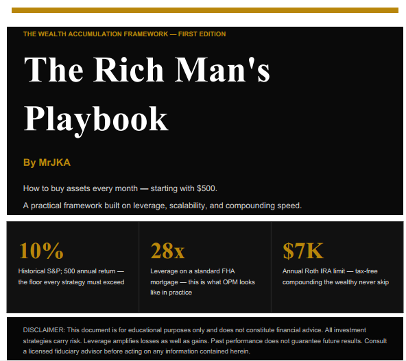 The Rich Man's Playbook
