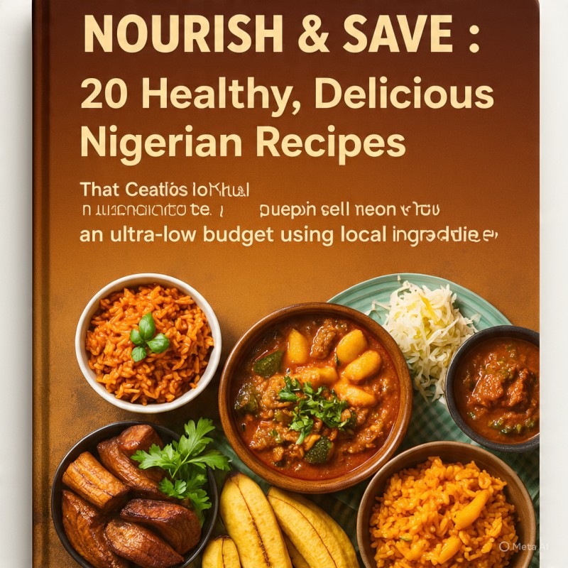 NOURISH & SAVE: 20 Healthy, Delicious Nigerian Recipes that cost Pennies to make.