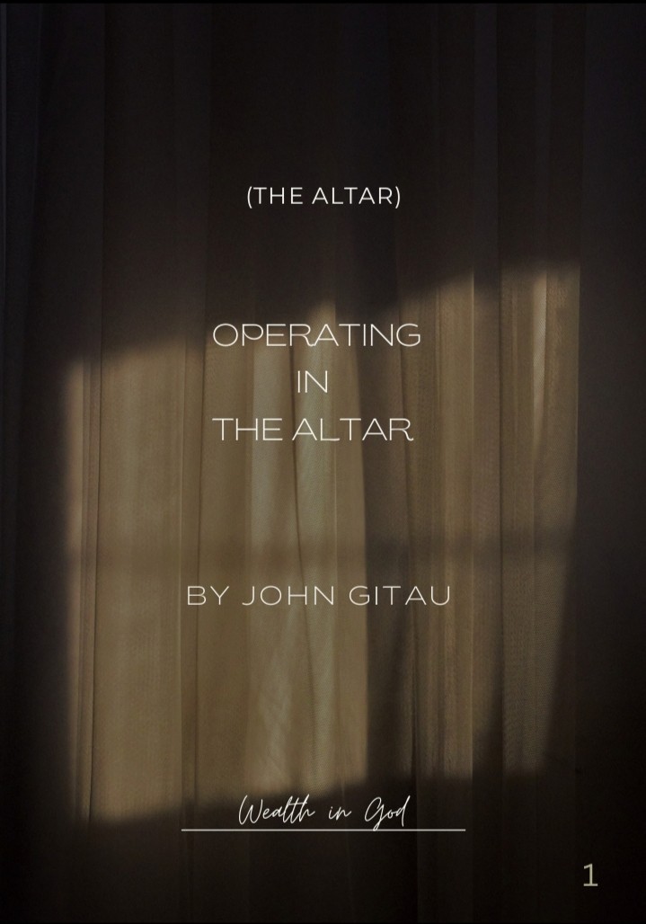 Operating in the altar