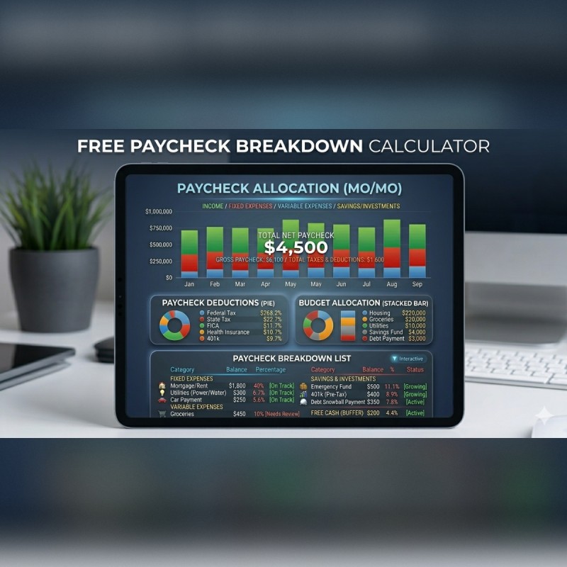 FREE Paycheck Breakdown Calculator
