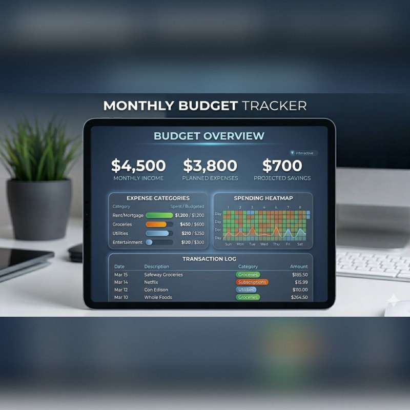 Monthly Budget Tracker