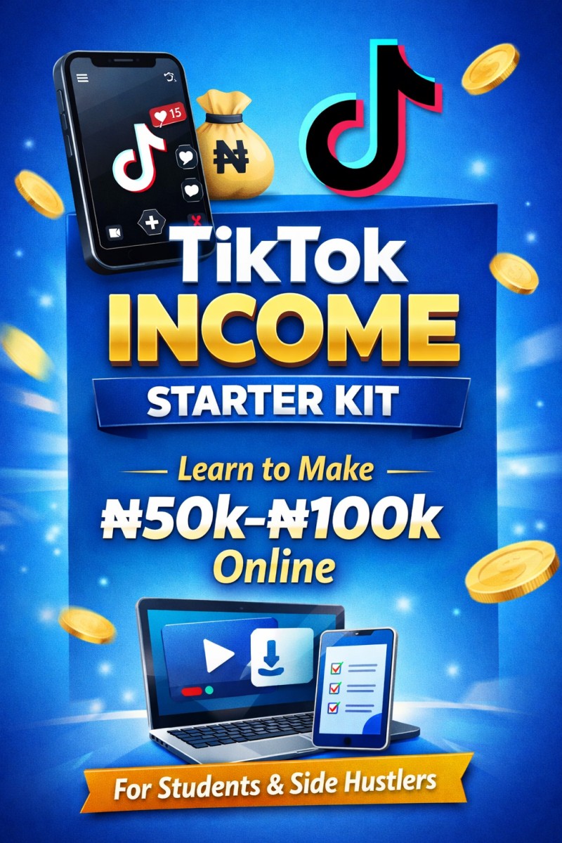 TikTok Income Starter Kit. Learn how to make #50k - #100k Online