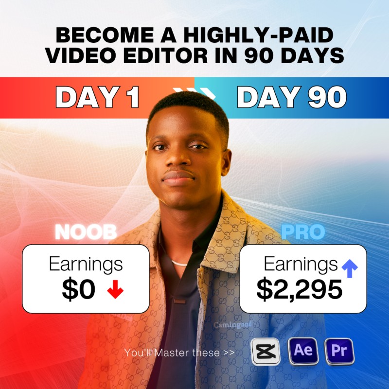 Become a Pro Editor in 90 Days (for PC/LAPTOP)