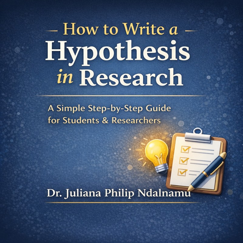How to Write a Hypothesis in Research  (Simple Step-by-Step Guide for Students & Researchers)