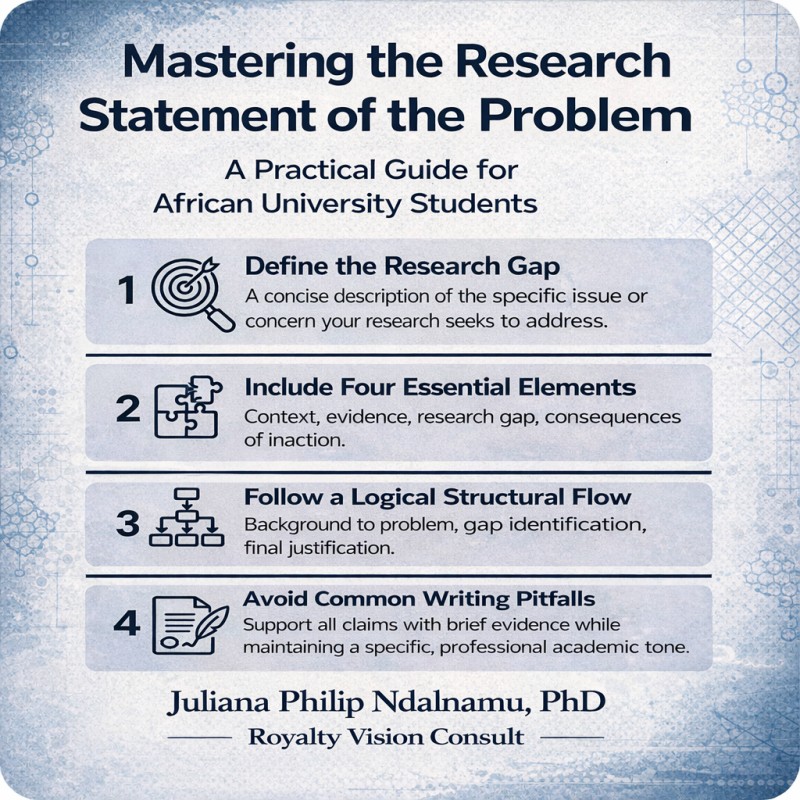 Mastering the Research Statement of the Problem: A Practical Guide for Students and Early-Career Researchers