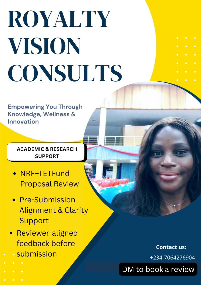 NRF–TETFund Proposal Review & Pre-Submission Alignment Support