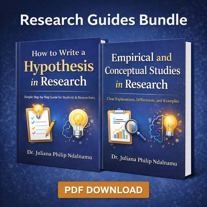 Research Methods Starter Bundle  (Hypothesis Writing + Empirical & Conceptual Studies Guide)