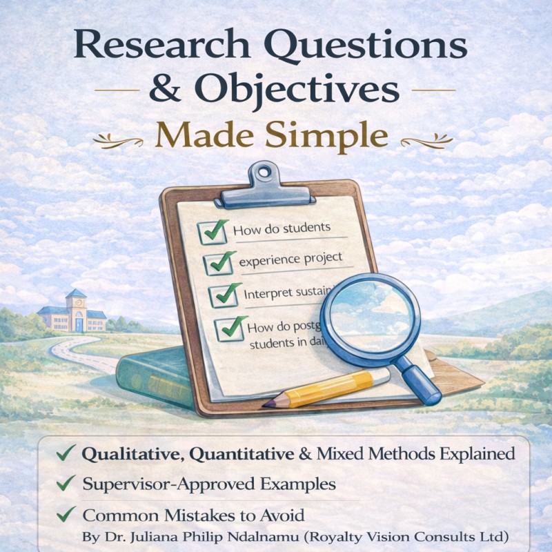 Research Questions & Objectives Made Simple: A Practical Guide for Students, Supervisors, and Researchers