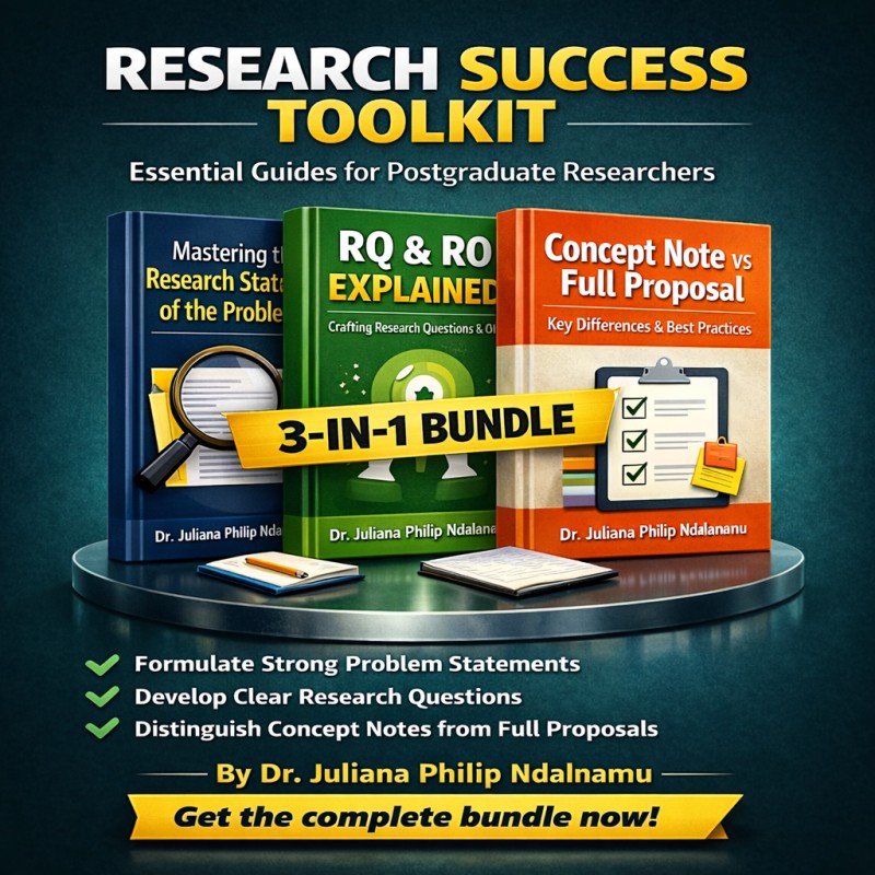 Research Success Toolkit:  A 3-in-1 Guide to Research Clarity for Postgraduate Students