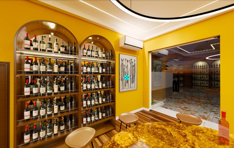 Wine Store SketchUp Design Template