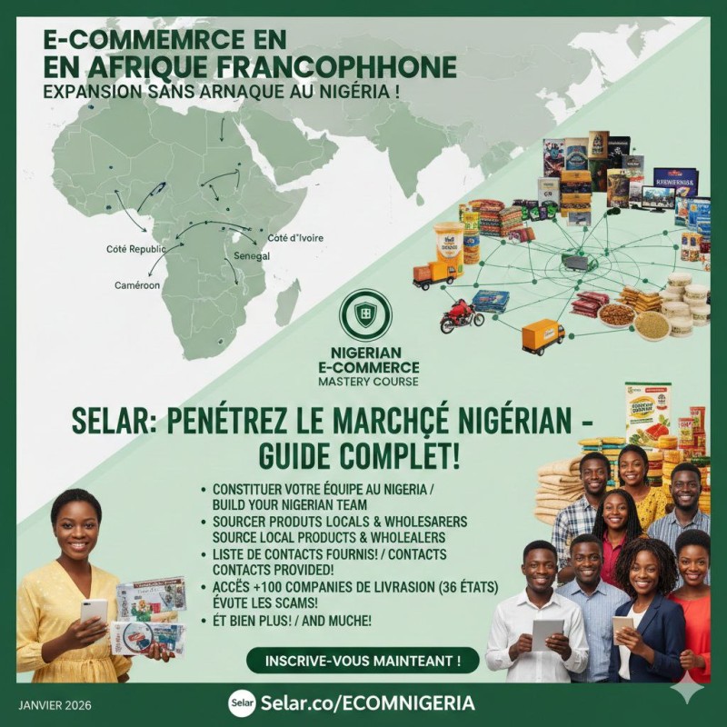 Maîtrise du Commerce Transfrontalier : Dominez l'E-commerce au Nigeria pour les Entrepreneurs du Bénin et d'Afrique Francophone