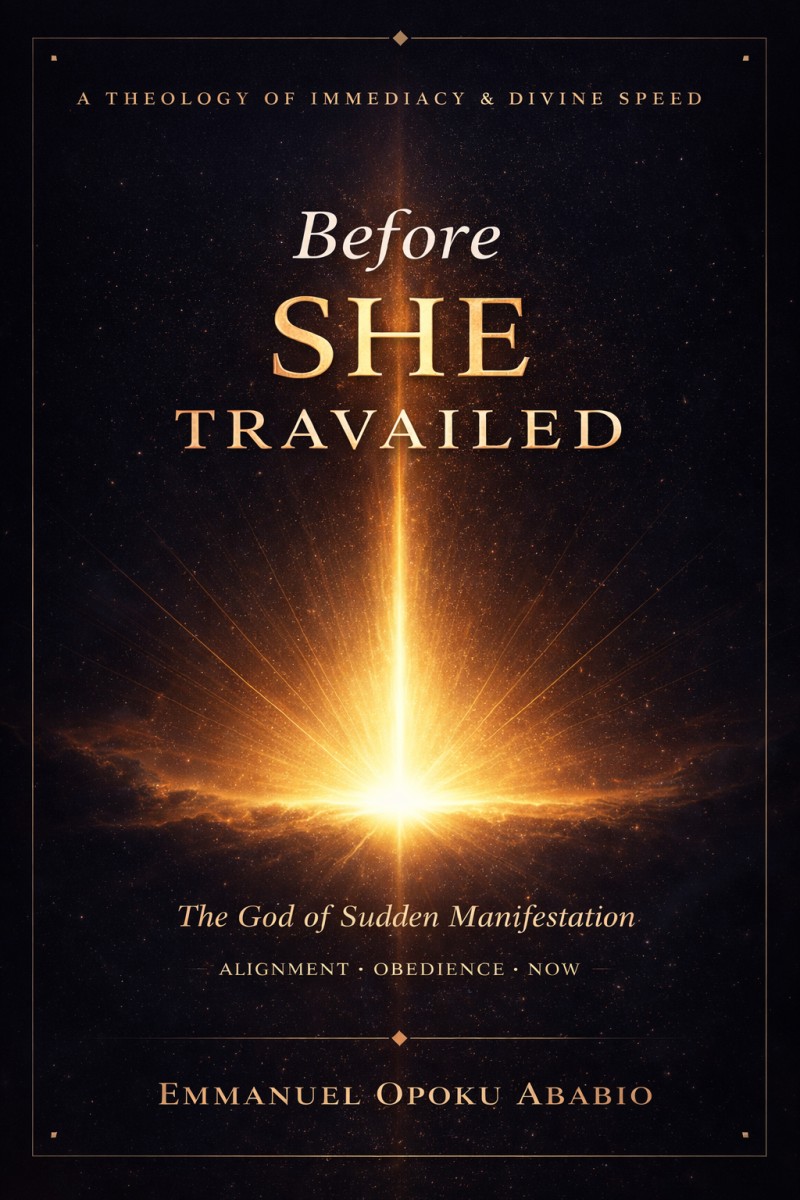 BEFORE SHE TRAVAILED- THE GOD OF SUDDEN MANIFESTATION