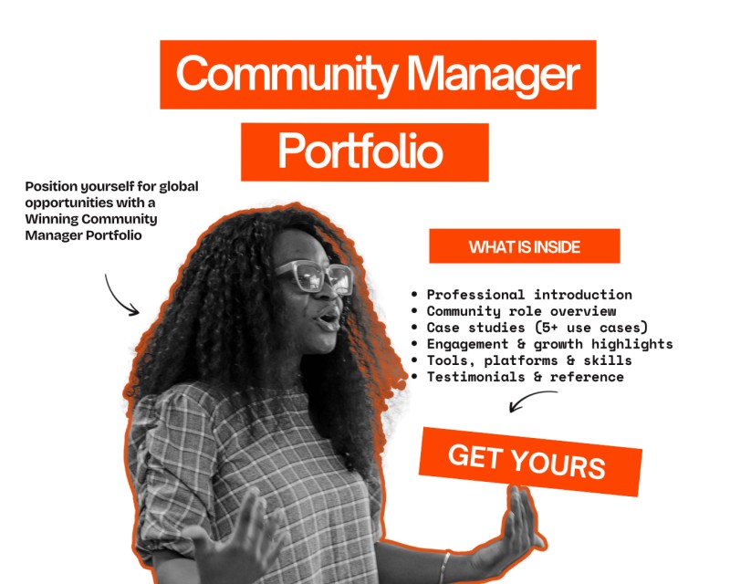 Community Manager DIY Portfolio