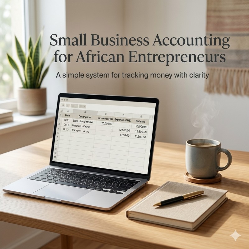 SMALL BUSINESS BOOKKEEPING TEMPLATE EASY MICROSOFT EXCEL & GOOGLE SHEET TRACKER
