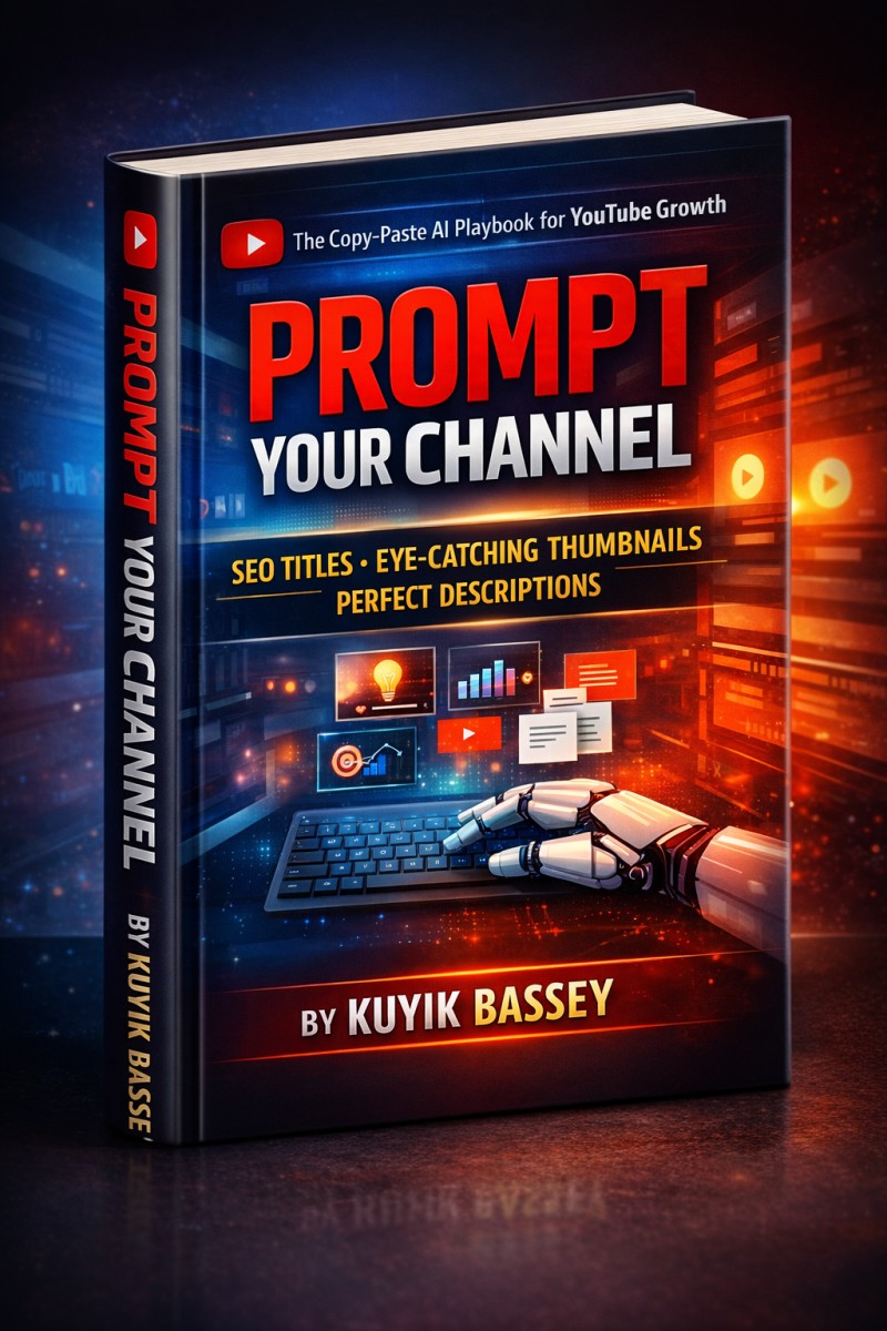 PROMPT YOUR CHANNEL The Copy-Paste AI Playbook for YouTube Growth By Kuyik Bassey