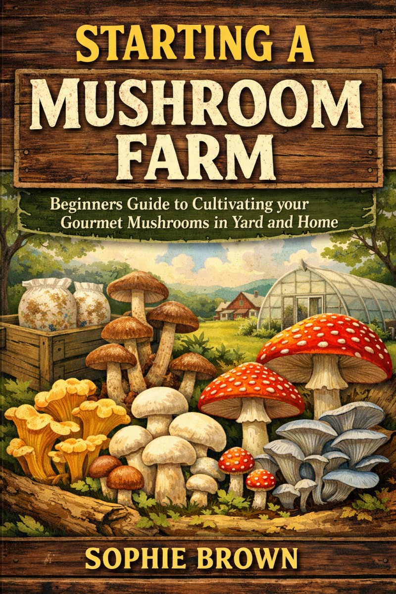 STARTING A MUSHROOM FARM (Beginners Guide to Cultivating your Gourmet Mushrooms in Yard and Home)