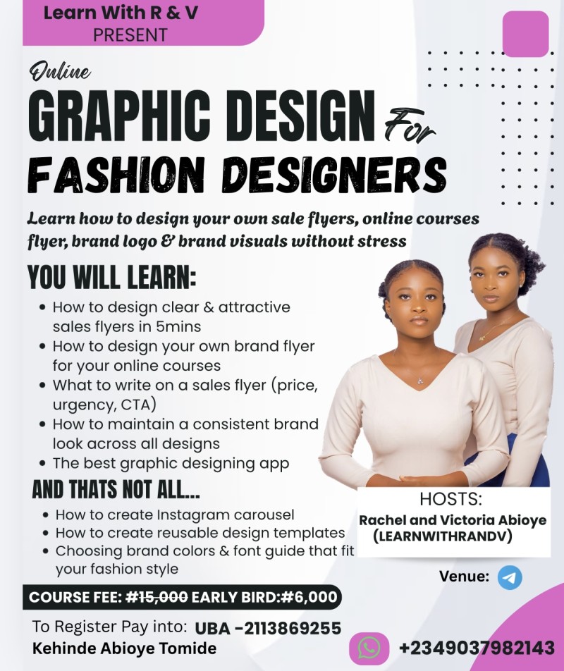 Graphic Design for Fashion Designers