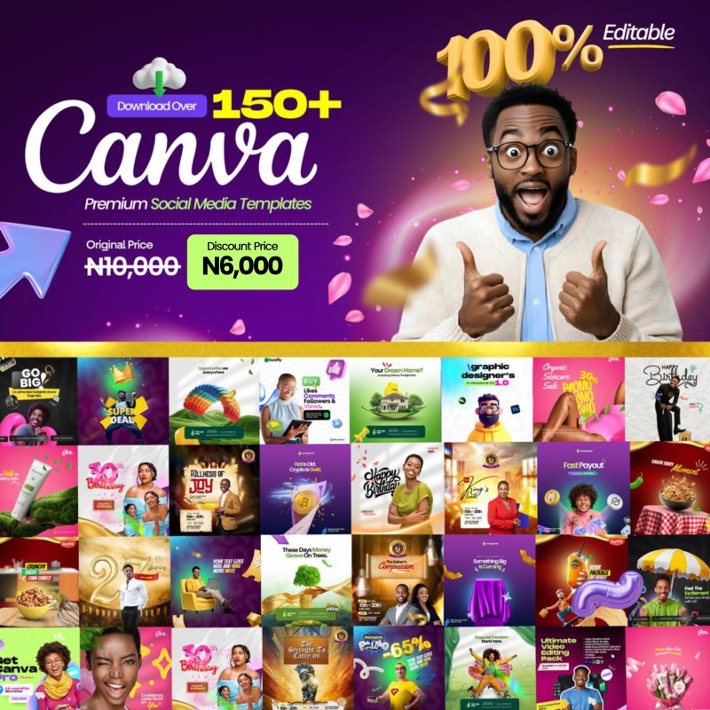 Canva (150+) Ultimate Templates