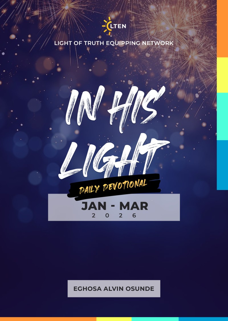 In His Light Daily Devotional, January to March 2026