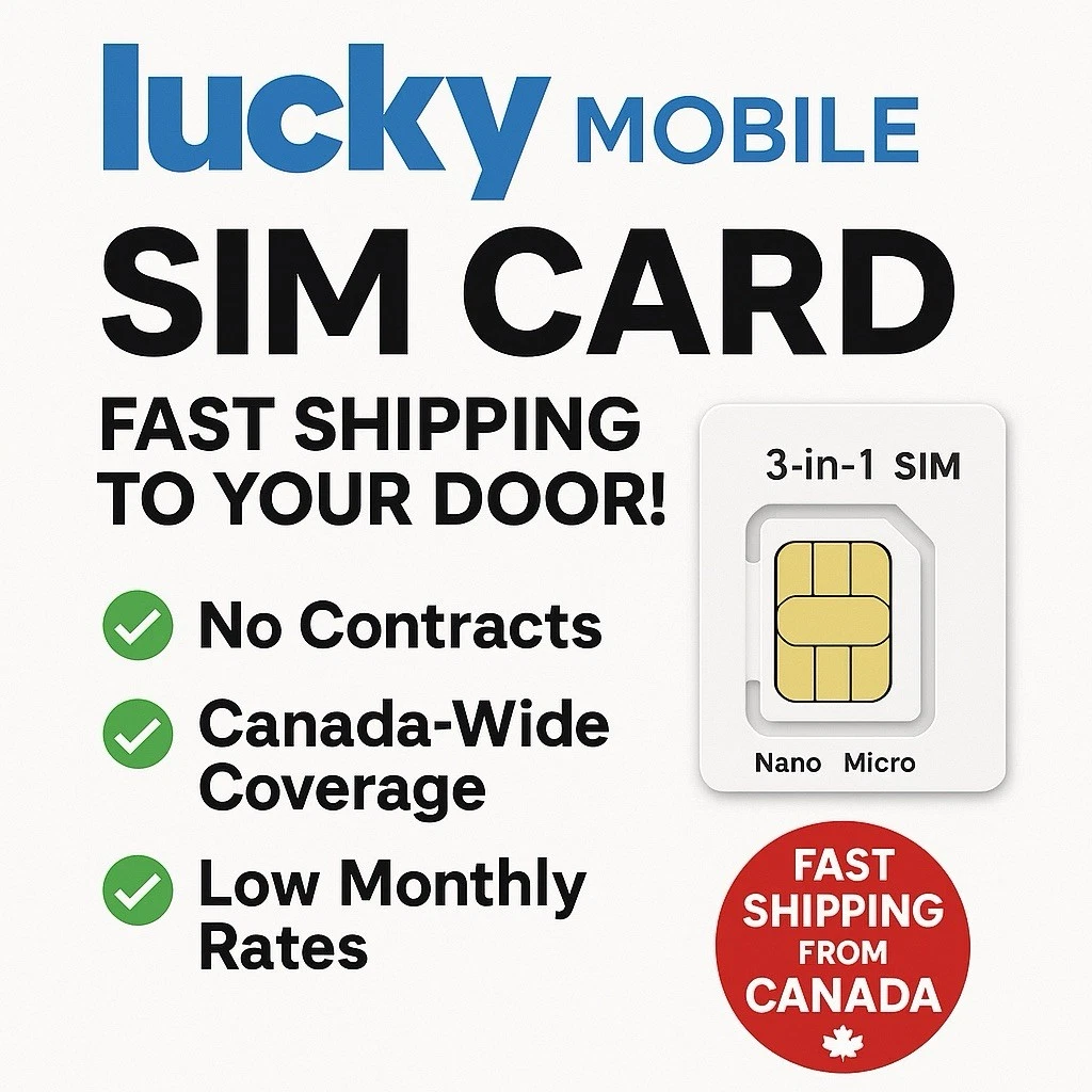 Lucky Mobile SIM Card – Fast Shipping to Your Door!