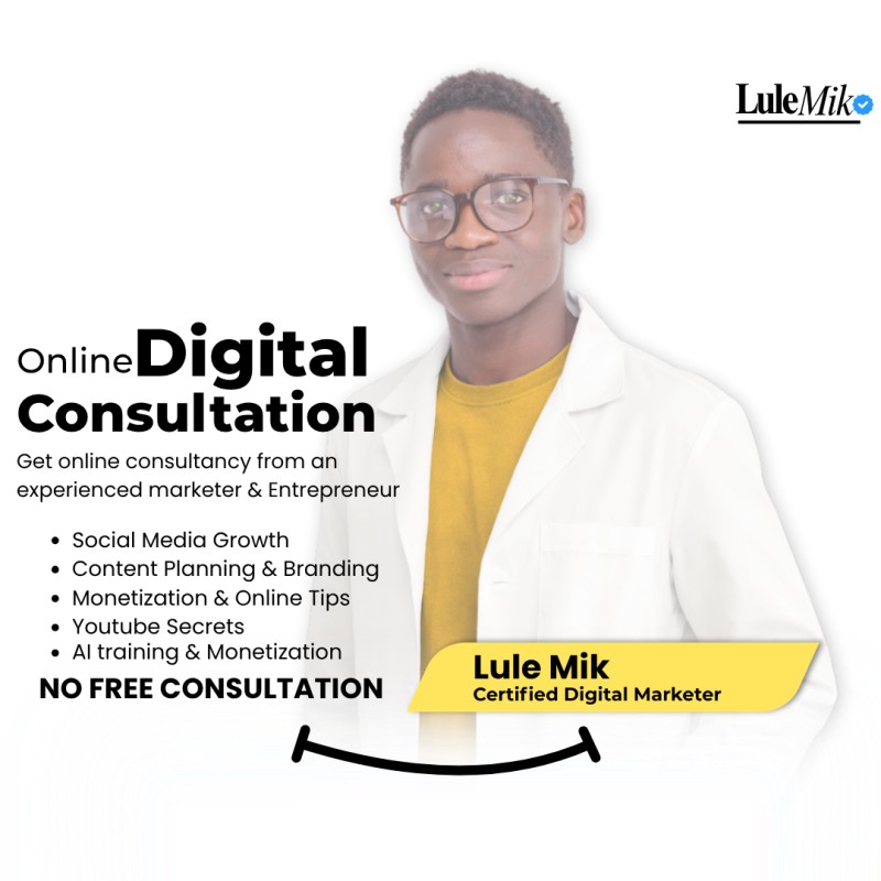 1-on-1 Strategy Consultation with Lule Mik | Social Media, Branding, Business & AI | 45 Minutes