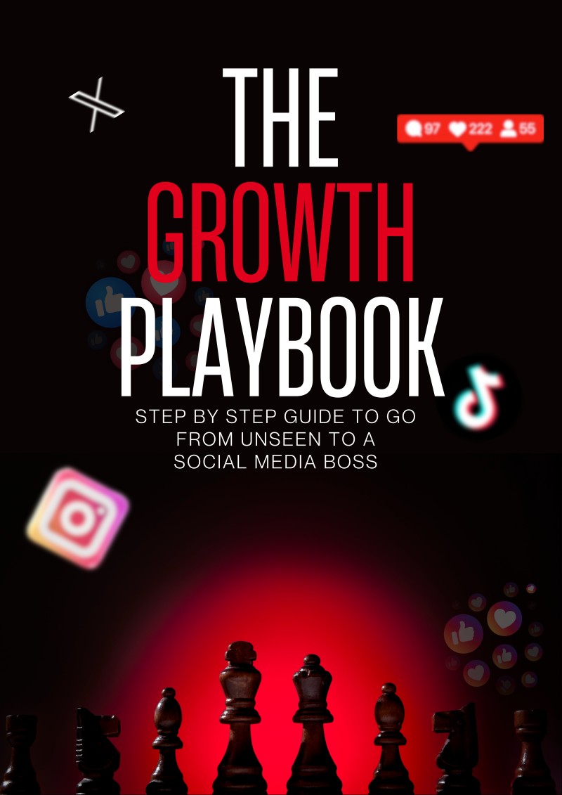The Growth Playbook: Step by step guide to go from unseen, to a social media boss