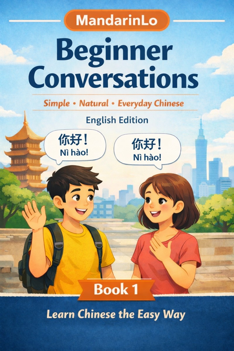 Buy Chinese beginner conversations - Book 1 -mandarinLo by Mandarinlo ...
