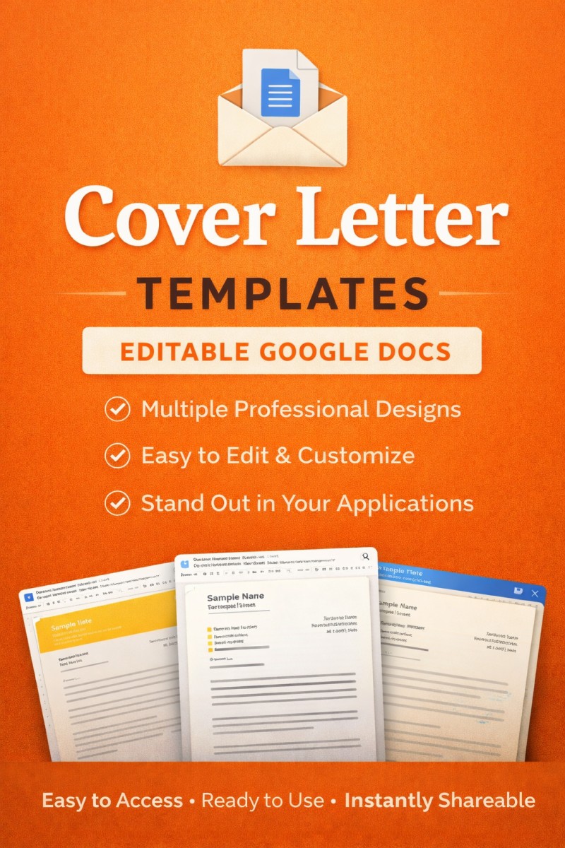 Cover Letter Templates