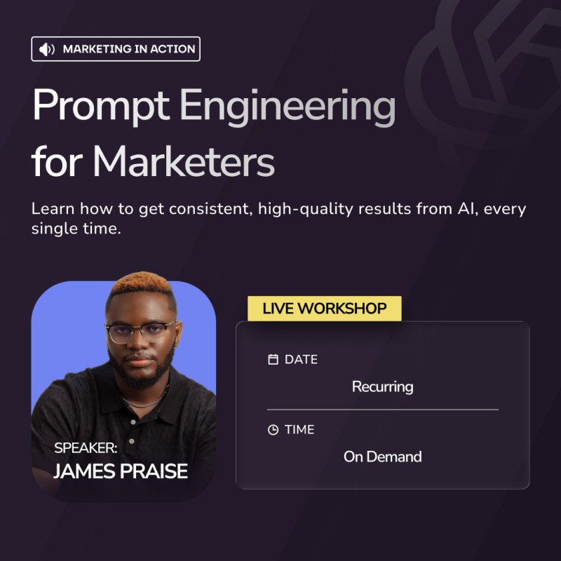 Prompt Engineering for Marketers