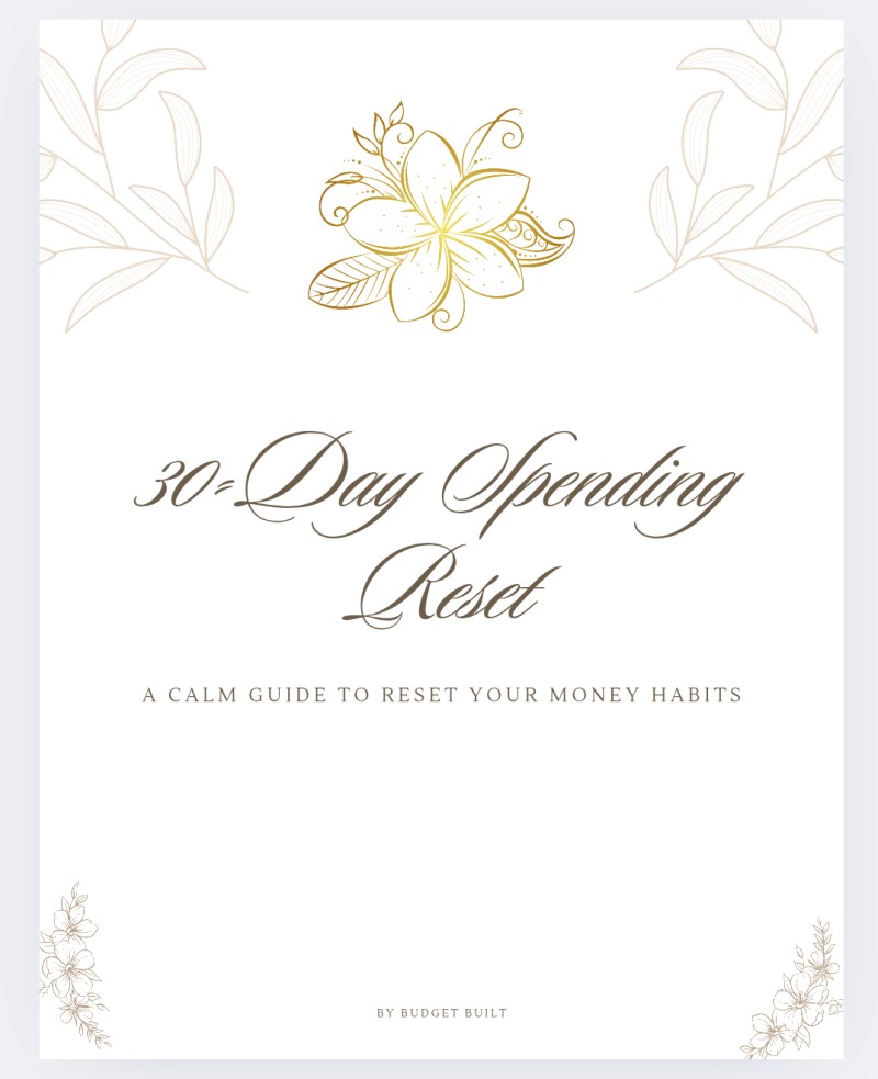 30-Day Spending Reset Kit