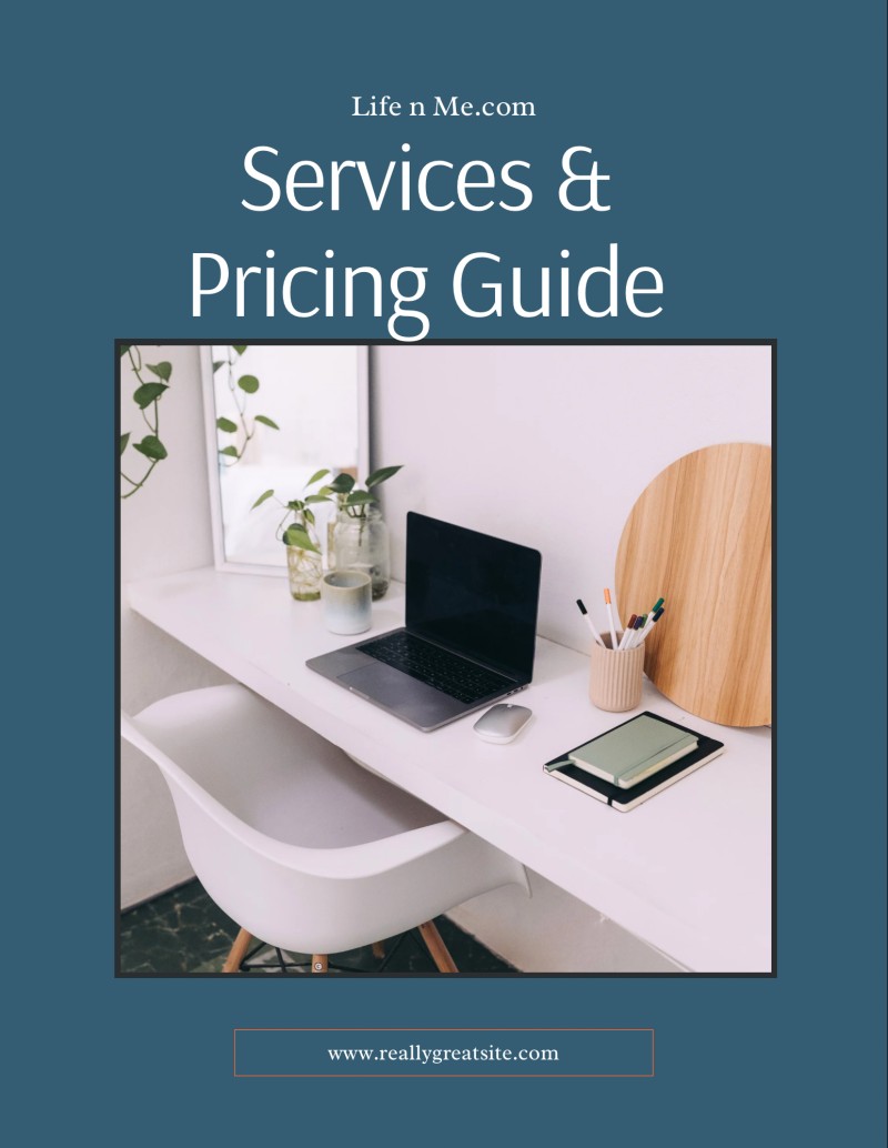 Premium Services & Pricing Guide Ebook Template