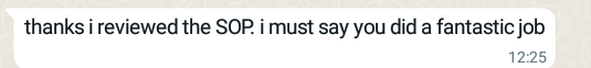 Customer review 1