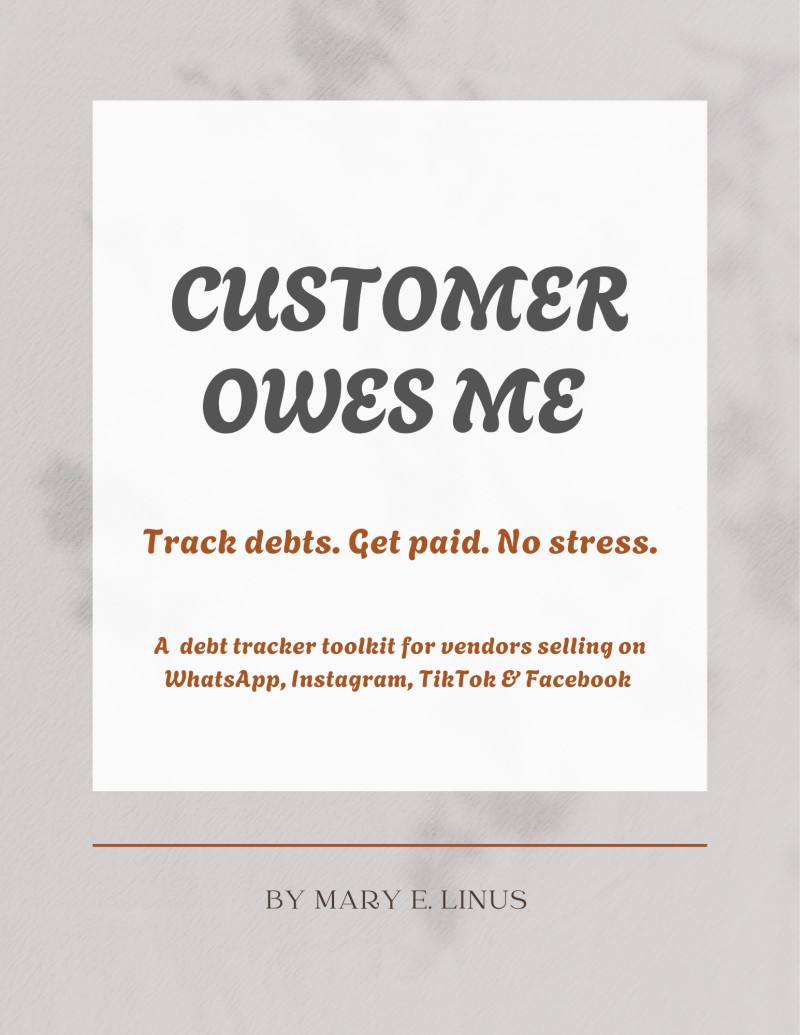 Customer Owes Me - Debt Tracker