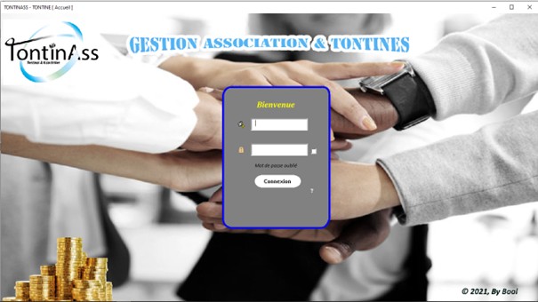 TontinAss, logiciel de gestion des tontines et associations