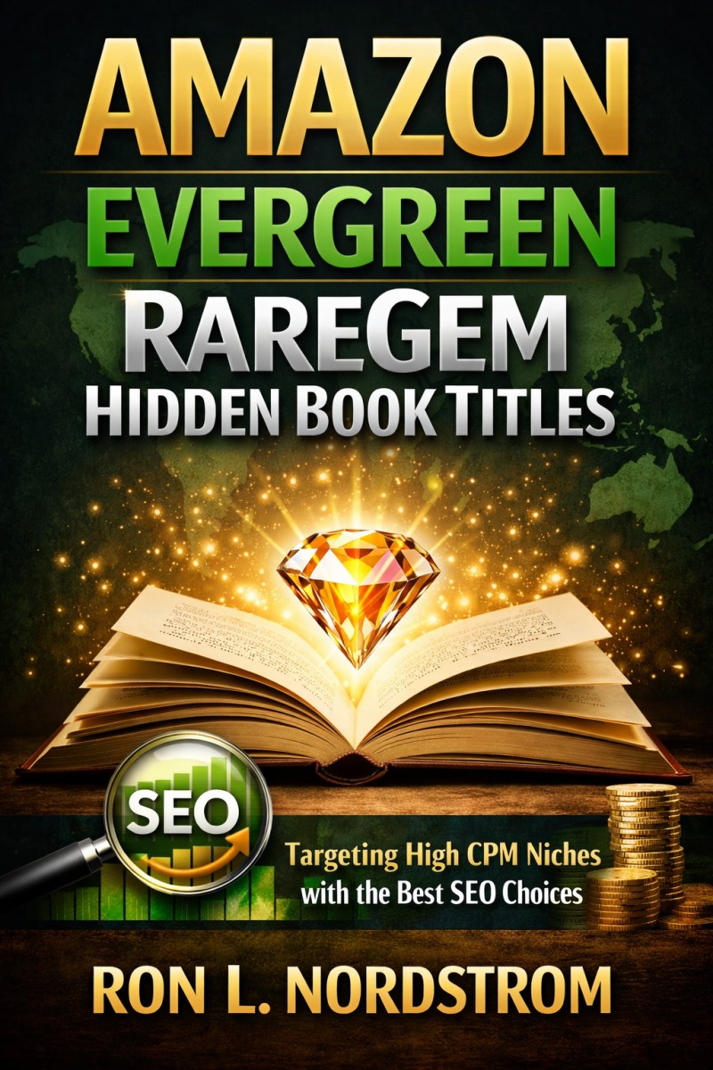 AMAZON EVERGREEN RAREGEM HIDDEN BOOK TITLES TRAGETING HIGH CPM NICHES WITH THE BEST SEO CHOICE
