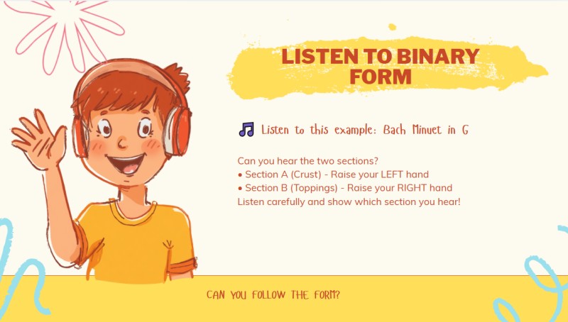 FREE Music Form and structure lesson (Binary and Ternary)