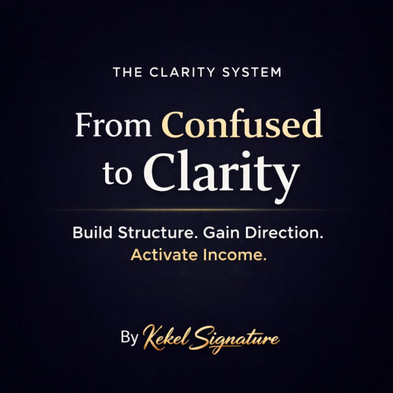 From Confused to Clarity – The Clarity System (Master Edition)