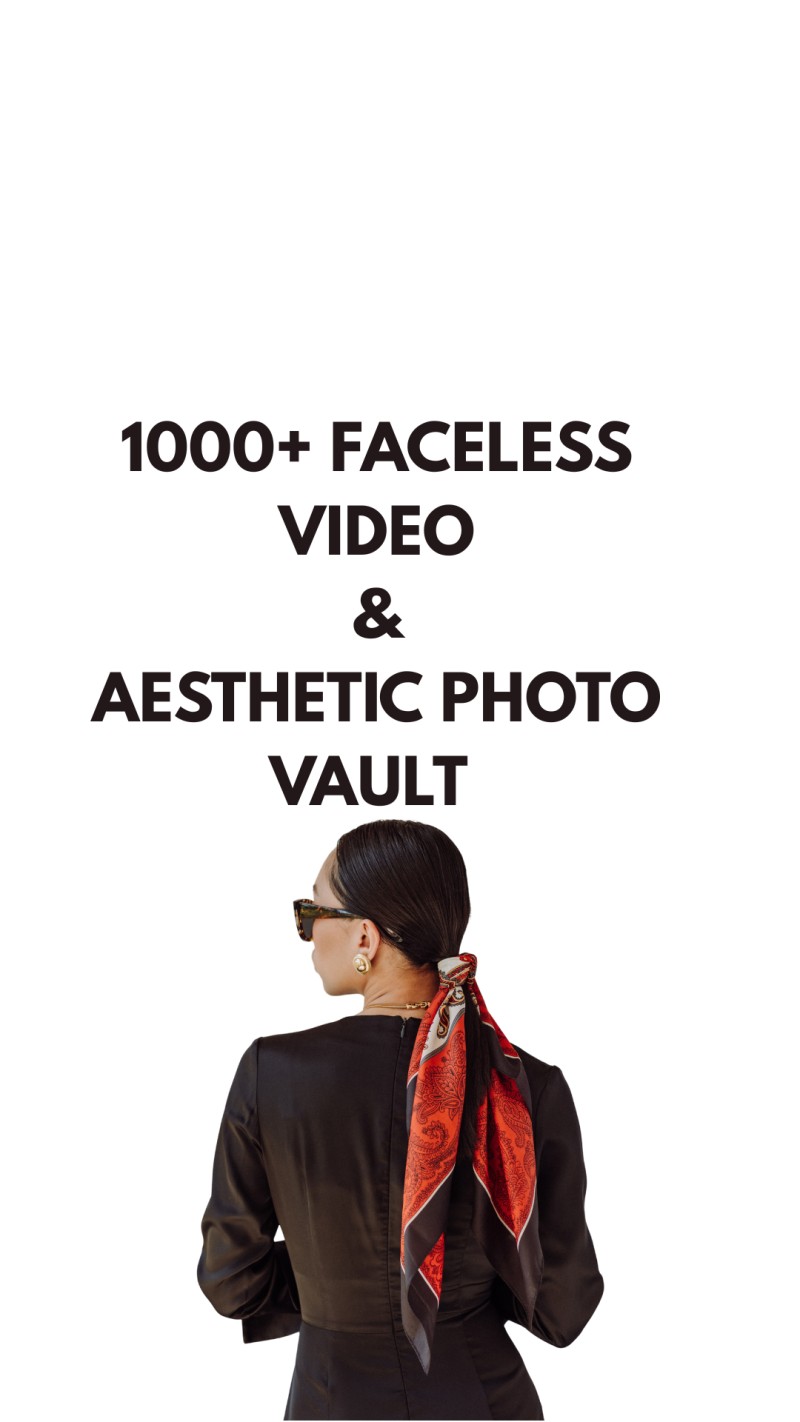 FACELESS VIDEO& PHOTO VAULT