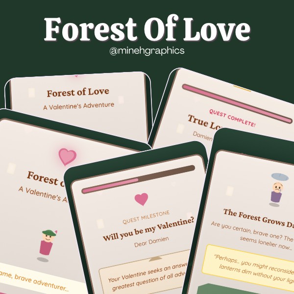 Forest of Love - Interactive Valentine Proposal