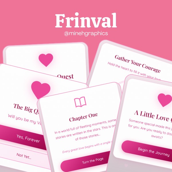 Frinval - Interactive Valentine Proposal