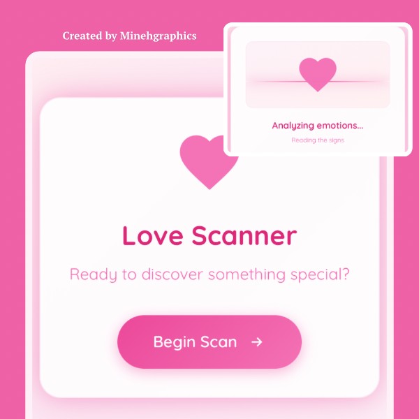 Love Scanner - Interactive Proposal Website