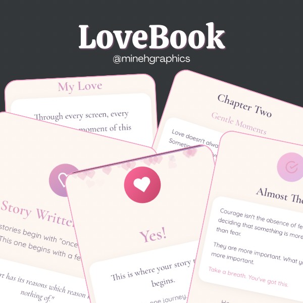 LoveBook - Interactive Proposal Website