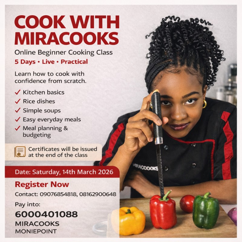 MIRACOOKS COOKING MASTERCLASS