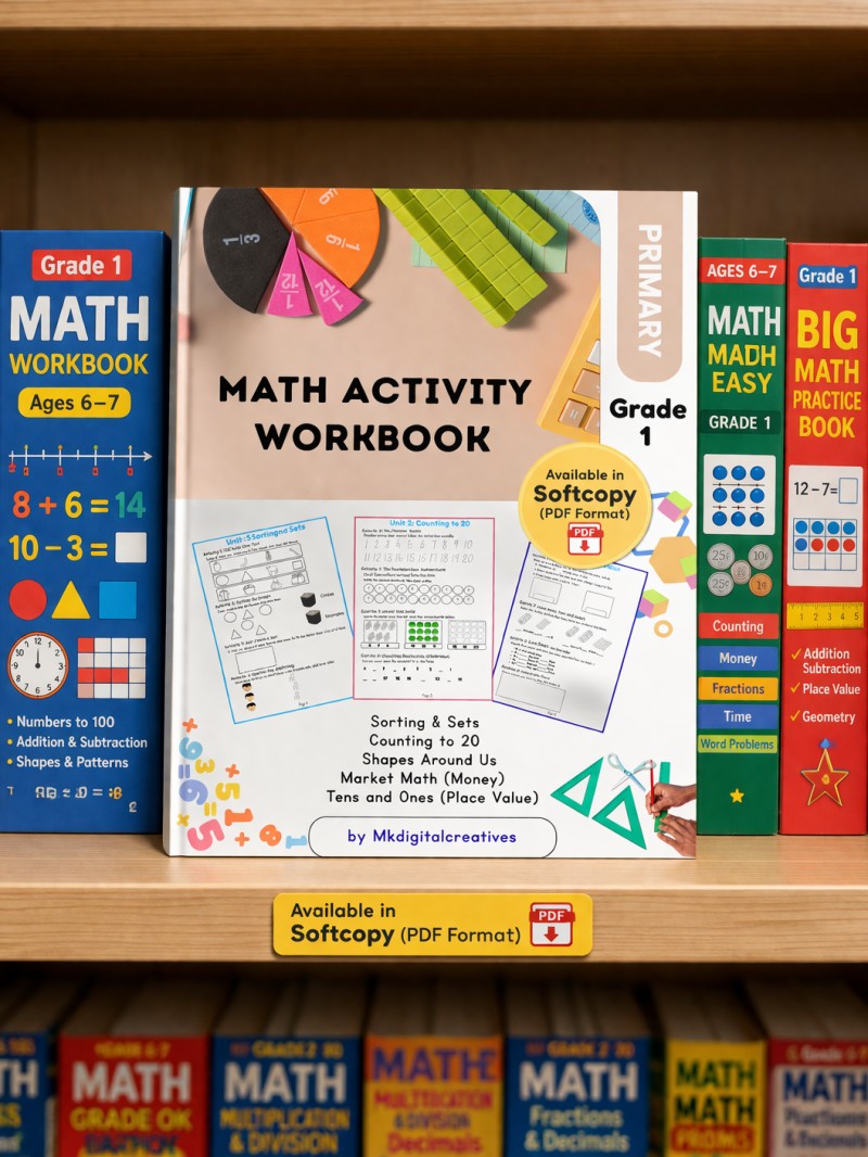 Math Activities Workbook GRADE 1